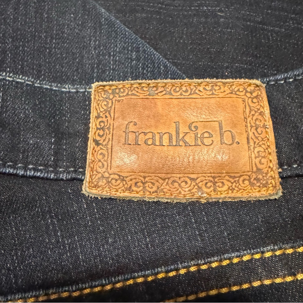 Frankie B. Blue Boot Cut Jeans Classic Denim Style - Picture 5 of 8